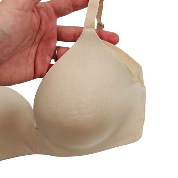 Wacoal beige Ultimate Side Smoother Wire Free T-Shirt Bra size 32D - Picture 7 of 7